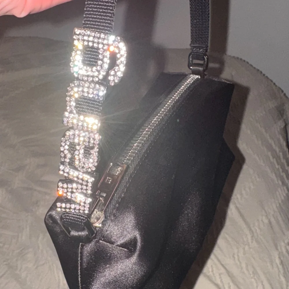 Alexander Wang Black Shoulder Bag with Silver Accents - Picture 7 of 8